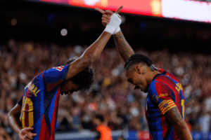 Lamine Yamal y Raphinha desatan al Barça: 5-2 al Rayo Lamine Yamal y Raphinha desatan al Barça