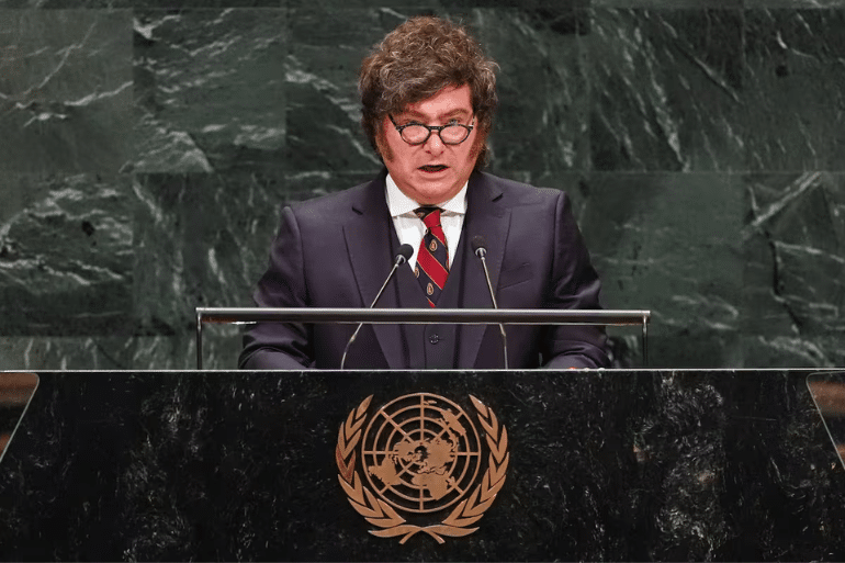 Milei reclama negociar por las Malvinas y endurece su crítica a la ONU Milei reclama negociar por las Malvinas