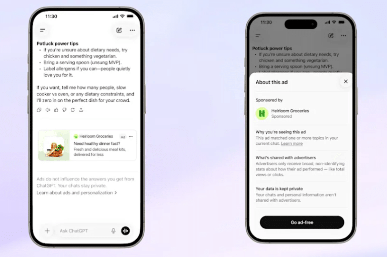 OpenAI introduce anuncios en ChatGPT: así cambiará la versión gratuita OpenAI introduce anuncios en ChatGPT