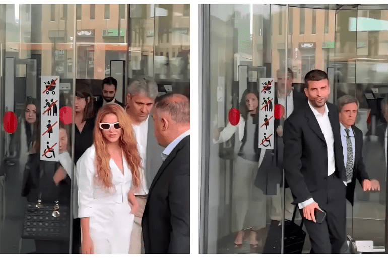 Shakira y Piqué vuelven al juzgado: sus gestos tras el cara a cara