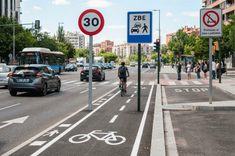Nuevas normas de tráfico desde el 1 de octubre: las multas que afectan a coches, motos, bicis y patinetes