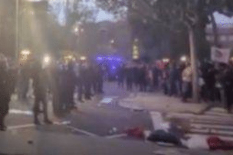 Zaragoza: cinco detenidos y ocho policías heridos en los disturbios por Vito Quiles