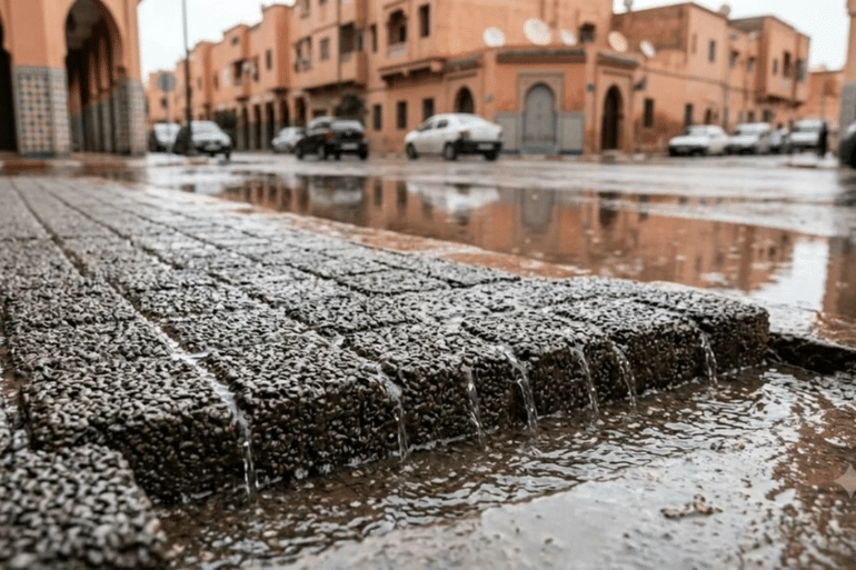 Marruecos prueba un pavimento poroso para combatir el calor urbano
