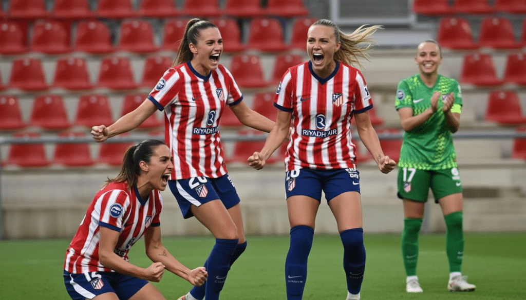 Atlético de Madrid Femenino domina al Madrid CFF con Celia Segura como protagonista
