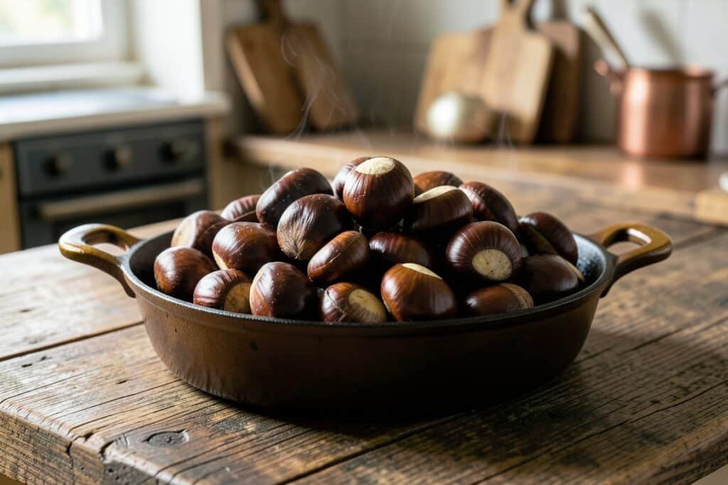 Cómo asar castañas en casa: horno, sartén y otros métodos